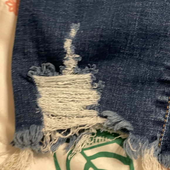 Risen Distressed Blue Jeans - Picture 7 of 7